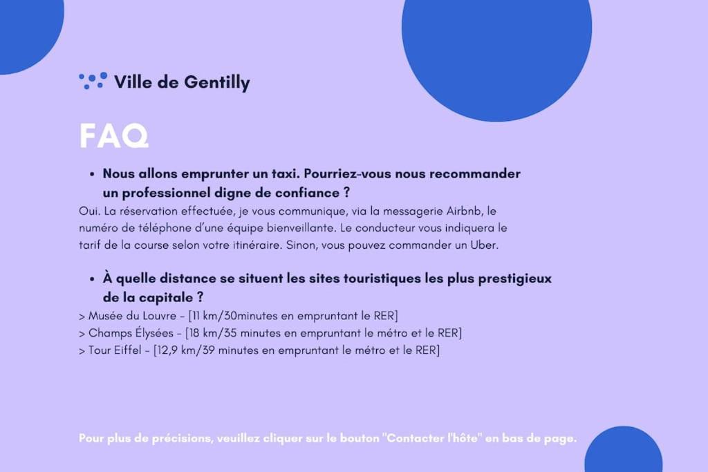 Paris Gentilly Appartement Tout Equipe - Rer B Exterior foto